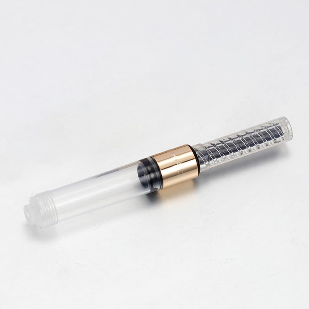 Jinhao 9016 Dadao Series Acrylic Fountain Pen – Fine/Medium Heartbeat Nib, Large Ink Capacity (Transparent Brown)