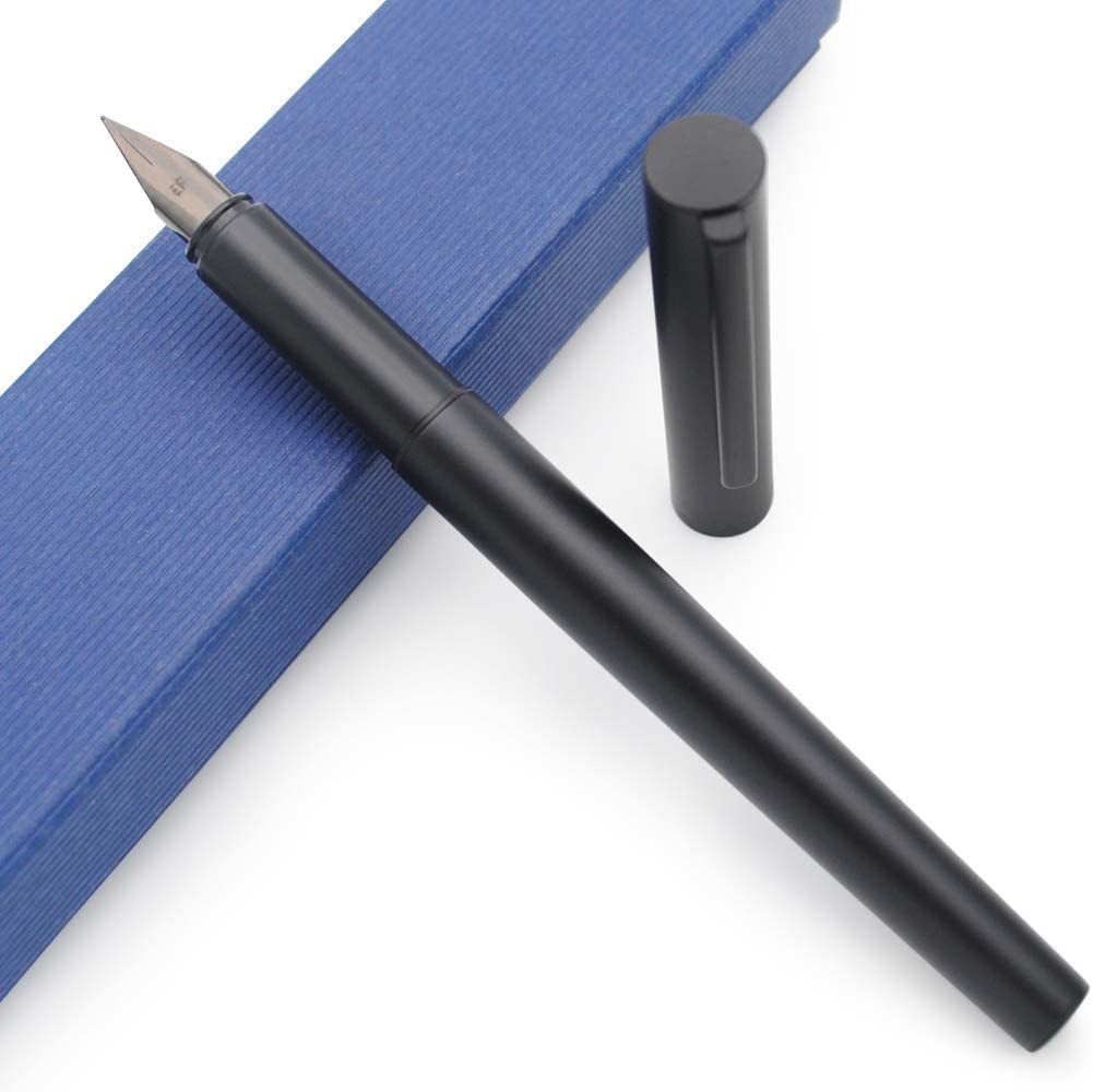 Jinhao 35 Series Fountain Pen (Matte Black) – Extra Fine, Fine, and Medium Nib Options