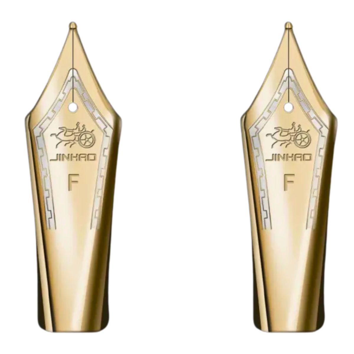 Jinhao #6 Size Original Fountain Pen Nibs – Fine Tip (Pack Of 2) – Compatible with Jinhao X450/X750/100/159 and More