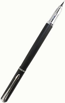 Hero 3266 Black All-Rounder Fountain Pen with 360° Smooth Nib and Fixed Converter – Chrome Trim Design