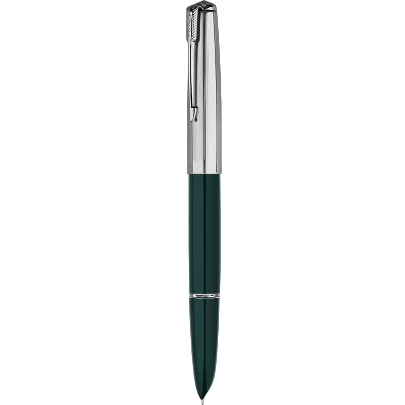 Hero 616 Fountain Pen with Iridium Extra-Fine 0.3mm Nib – Silver Cap, Smooth Writing, Lightweight Design with Converter – Available in Black, Green & Maroon