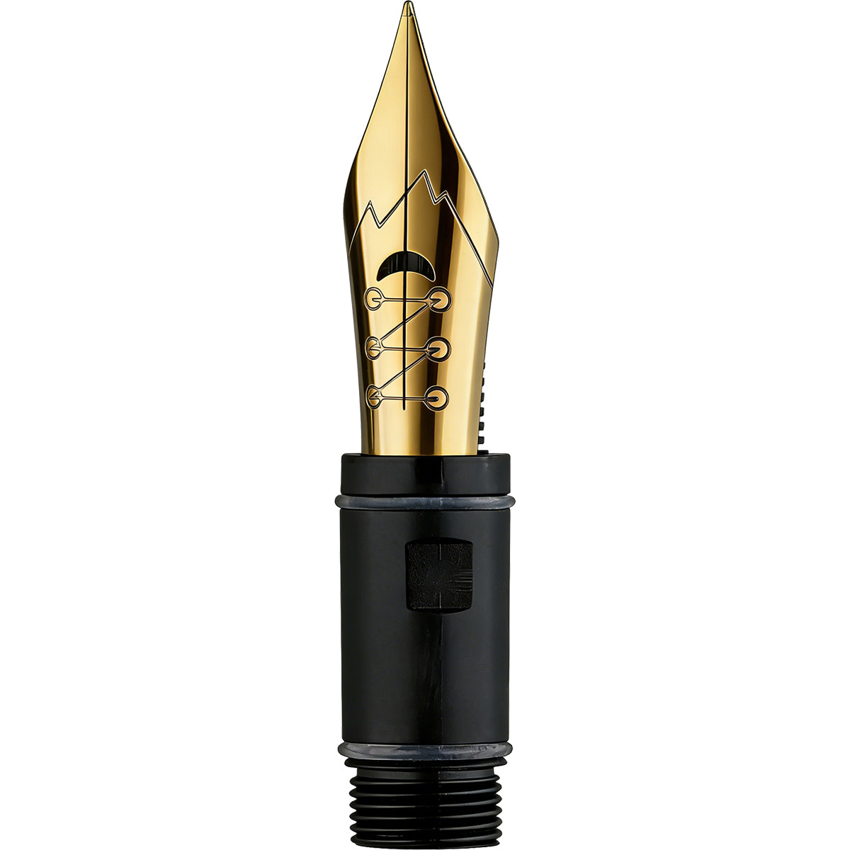 Moonman Flex Fountain Pen Nib Unit – Size 6 Gold & Silver Flexible Replacement Nib