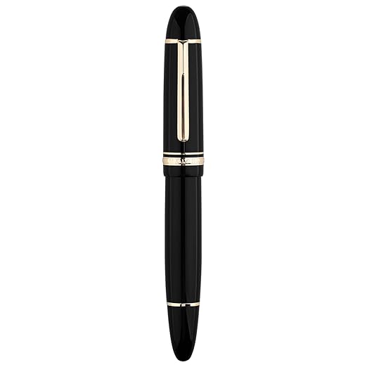 Moonman P141 Fountain Pen with Unique Sun Carved #8 Nib - Large Piston Filler, Fine Tip, Elegant Resin Body.