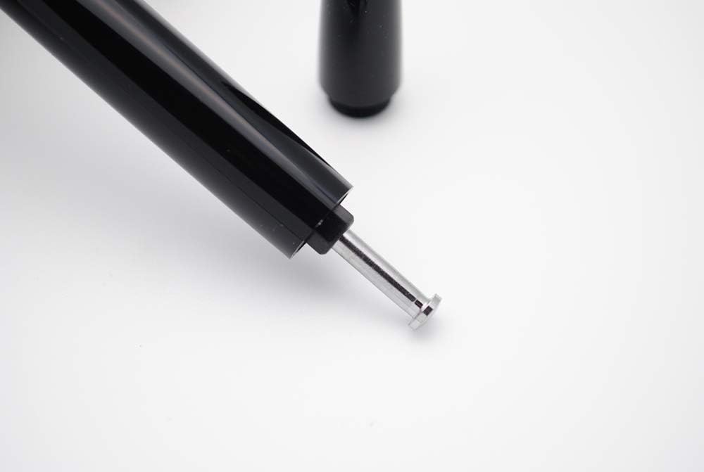 Wing Sung 601A Black Vacumatic Fountain Pen – Fine 0.5mm Nib, Resin Body with Steel Cap, Push-Type, Converter & Box (No Ink)