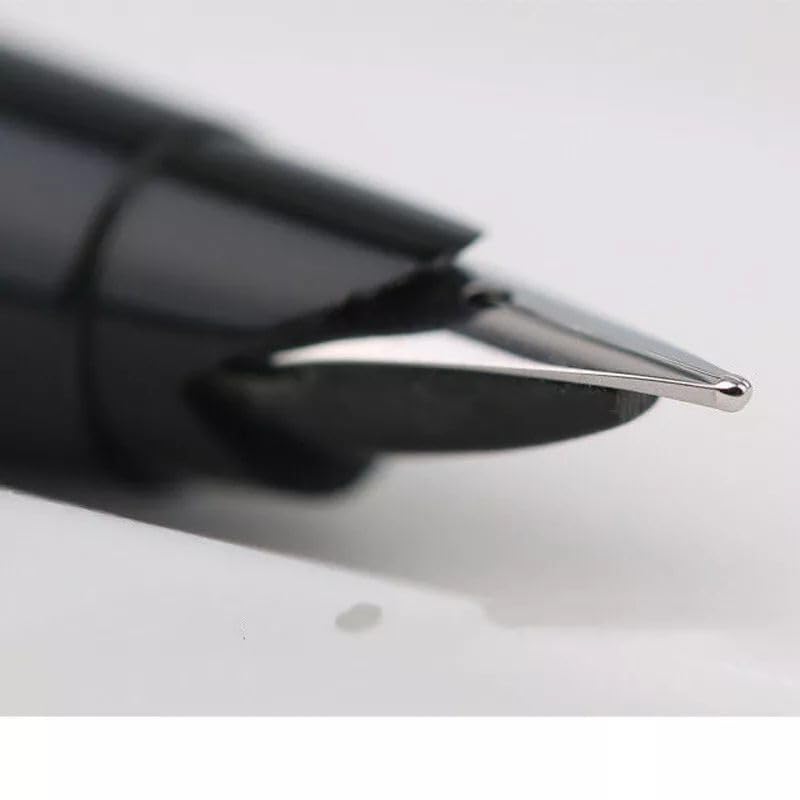 Moonman 80s Light Blue Pocket Fountain Pen – Fine Nib, Silver Clip, Vintage-Inspired Slim Design with Converter