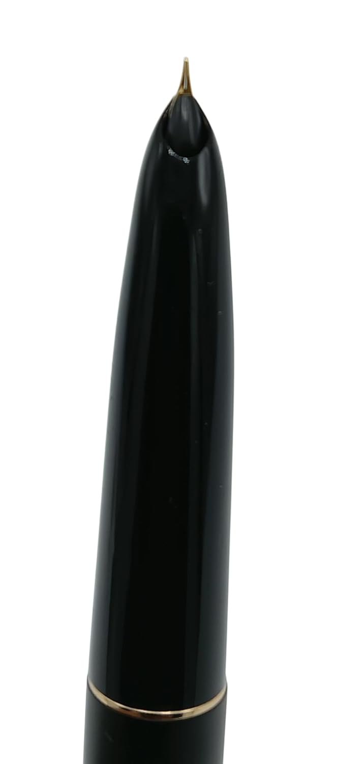 Jinhao 911 Matt Black Fountain Pen – Extra Fine Nib, Metal Body, Classic Design with Gold Trim & Converter