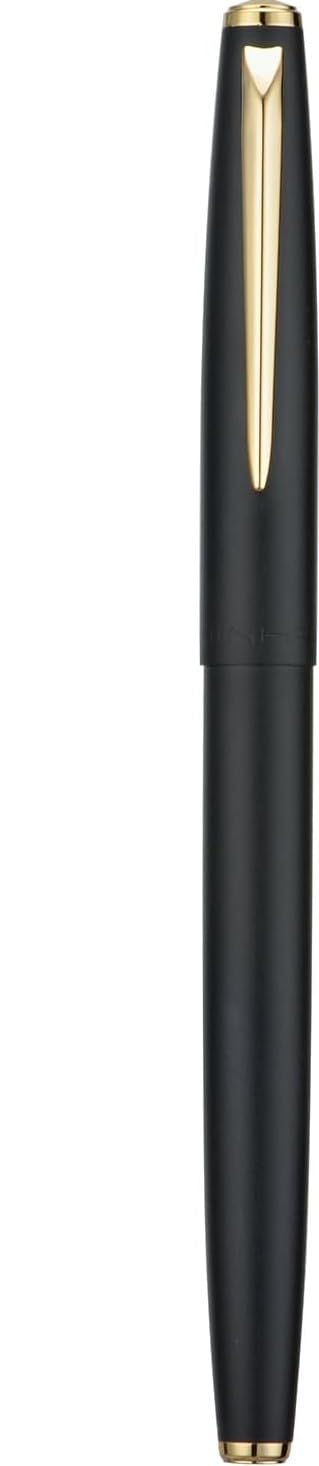 Jinhao 911 Matt Black Fountain Pen – Extra Fine Nib, Metal Body, Classic Design with Gold Trim & Converter