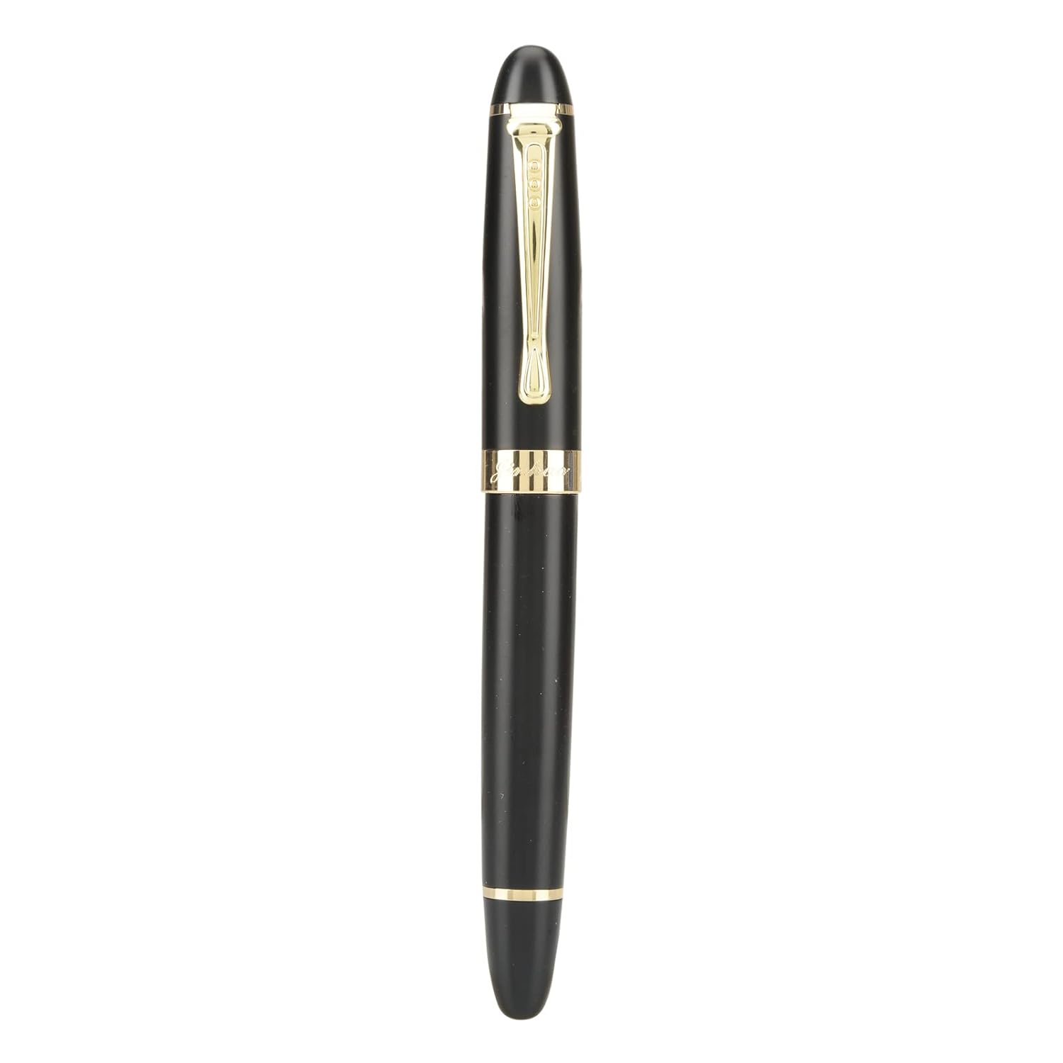 Jinhao X450 Fountain Pen – Matt Black Color, Gold Trim, Medium Nib Options, Elegant Writing Instrument