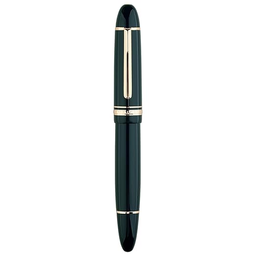 Moonman P141 Fountain Pen with Unique Sun Carved #8 Nib - Large Piston Filler, Fine Tip, Elegant Resin Body.