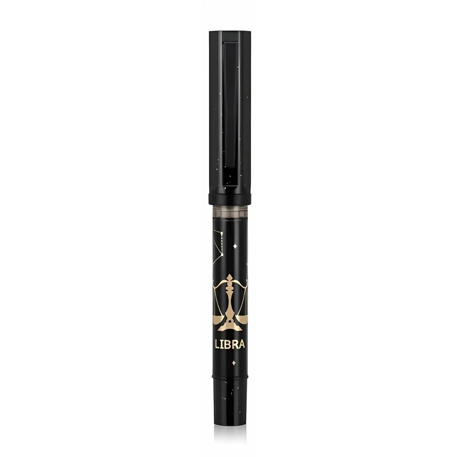 Jinhao 58A Zodiac Constellation Fountain Pen – Fine Nib (0.5mm), Black Resin Body with Ink Converter