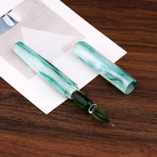 Moonman- N10 Glass Pen ( Dream Green ) Writing, Calligraphy, Painting, Hooking, Glass Dipping Pen