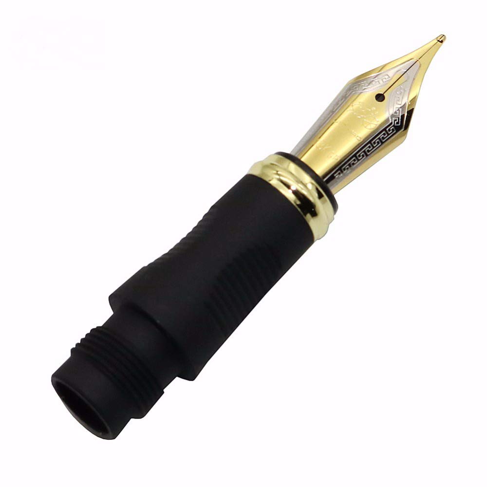 Jinhao X450 Fountain Pen – Matt Black Color, Gold Trim, Medium Nib Options, Elegant Writing Instrument