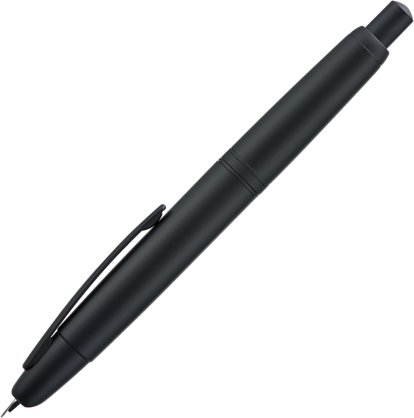 Jinhao 10 Capless Fountain Pen with Box,Retractable Fine Nib with Ink Converter Set (Silver Clip)