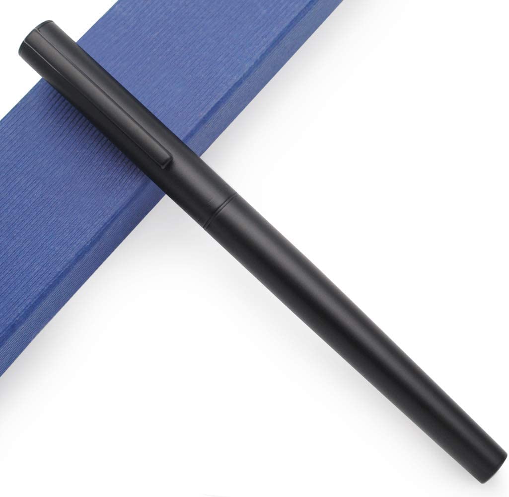 Jinhao 35 Series Fountain Pen (Matte Black) – Extra Fine, Fine, and Medium Nib Options