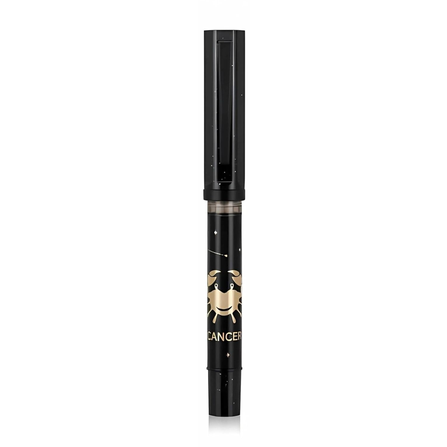 Jinhao 58A Zodiac Constellation Fountain Pen – Fine Nib (0.5mm), Black Resin Body with Ink Converter