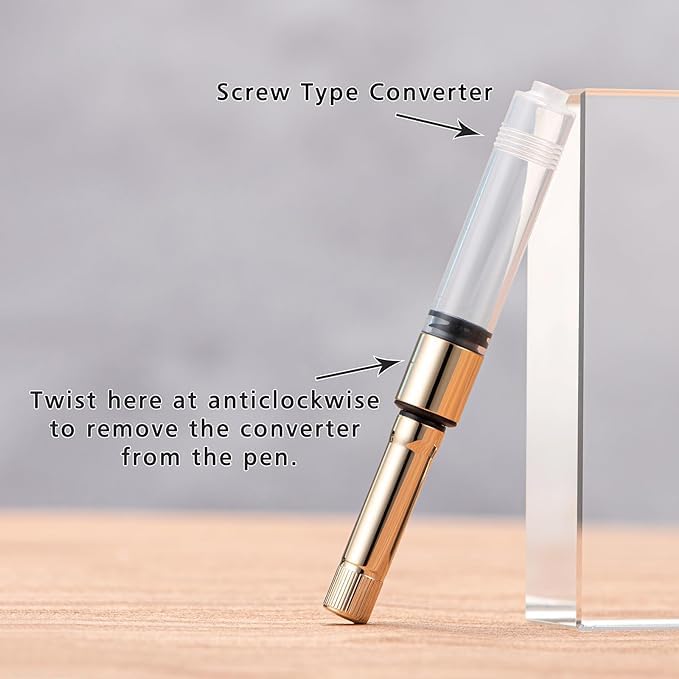 Jinhao 9019 Fountain Pen Converter – Set of 2 | Standard Piston Ink Filling System