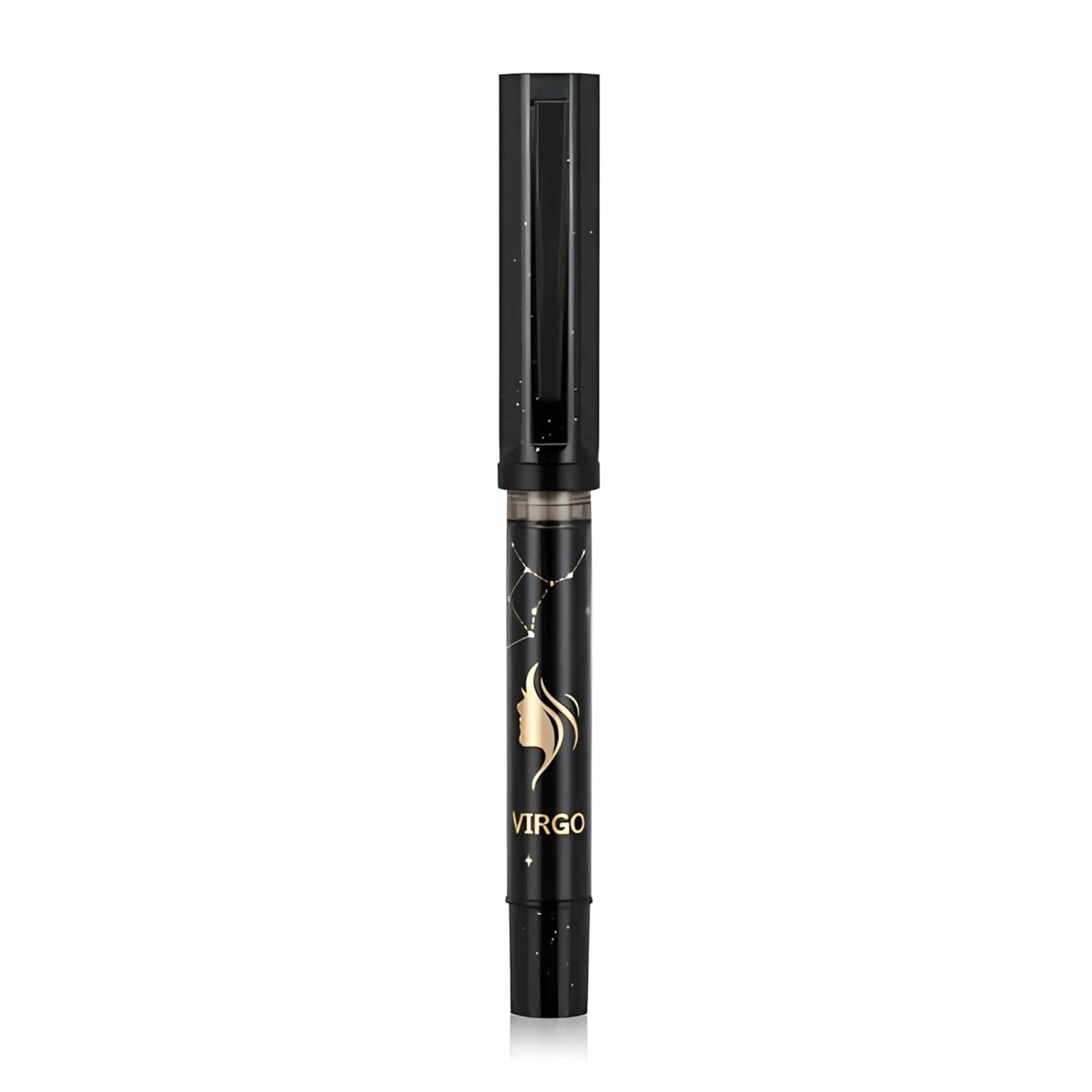 Jinhao 58A Zodiac Constellation Fountain Pen – Fine Nib (0.5mm), Black Resin Body with Ink Converter