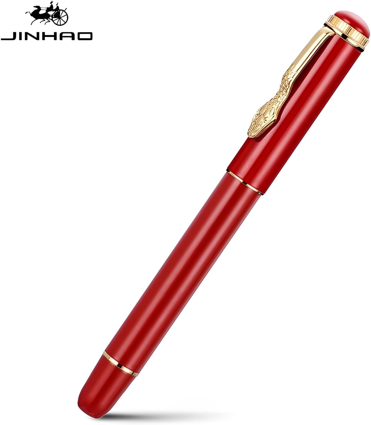 Stylo Cadeau élégant Stylo Plume Jinhao Serpent Noir - Pointe Moyenne Iridium, Design Rétro Tête De Mort Stylo Plume Pointe Moyenne Iridium Stylo Cadeau élégant Stylo Plume Jinhao Serpent Noir - Pointe Moyenne Iridium, Design Rétro Tête De Mort Stylo Plume Pointe Moyenne Iridium
