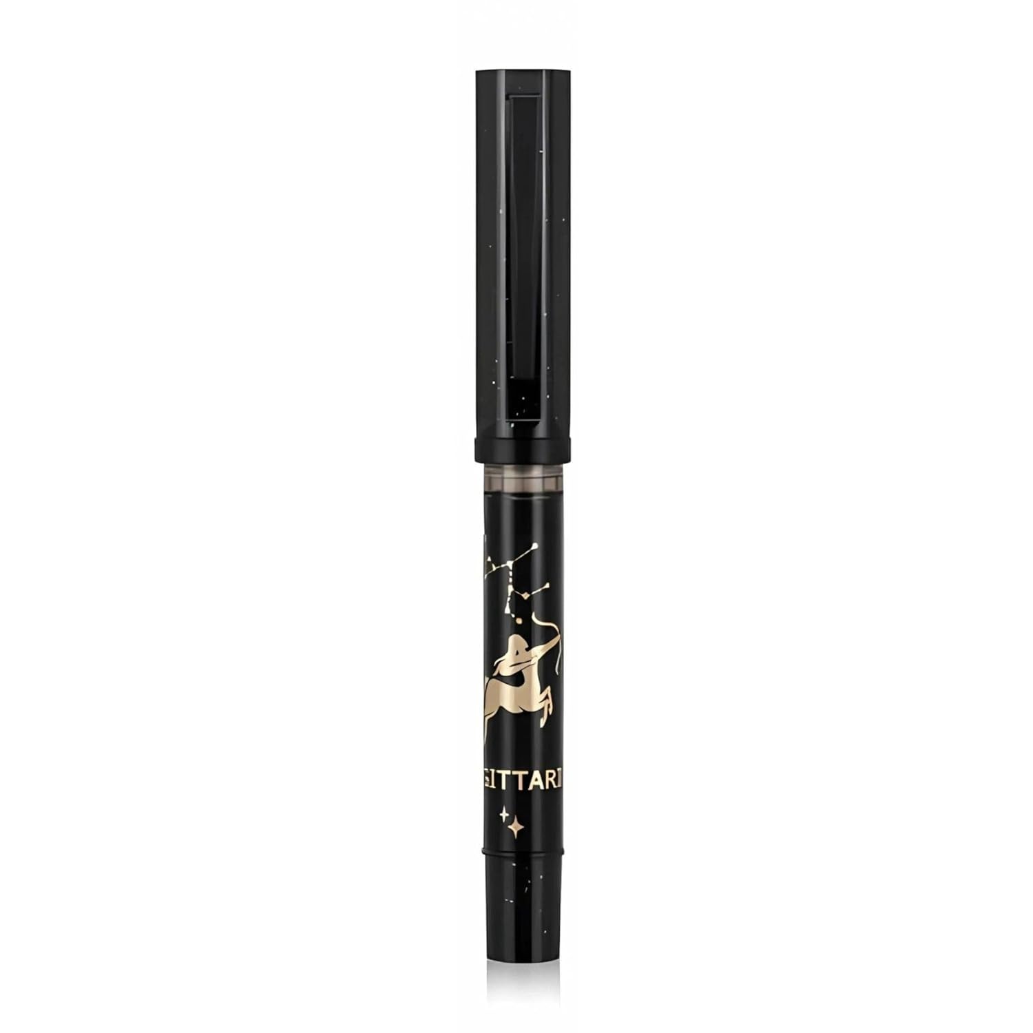Jinhao 58A Zodiac Constellation Fountain Pen – Fine Nib (0.5mm), Black Resin Body with Ink Converter