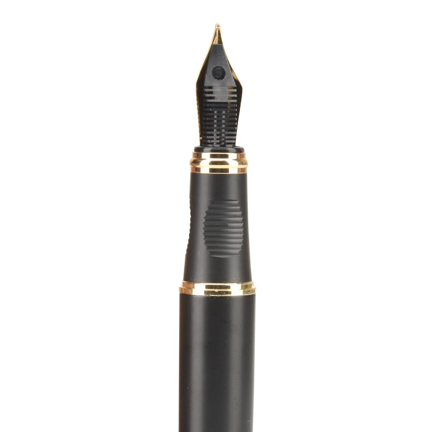 Jinhao X450 Fountain Pen – Matt Black Color, Gold Trim, Medium Nib Options, Elegant Writing Instrument