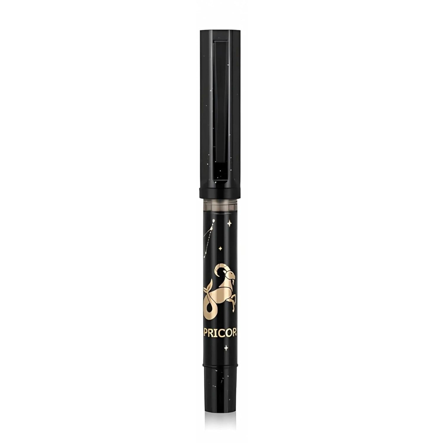 Jinhao 58A Zodiac Constellation Fountain Pen – Fine Nib (0.5mm), Black Resin Body with Ink Converter