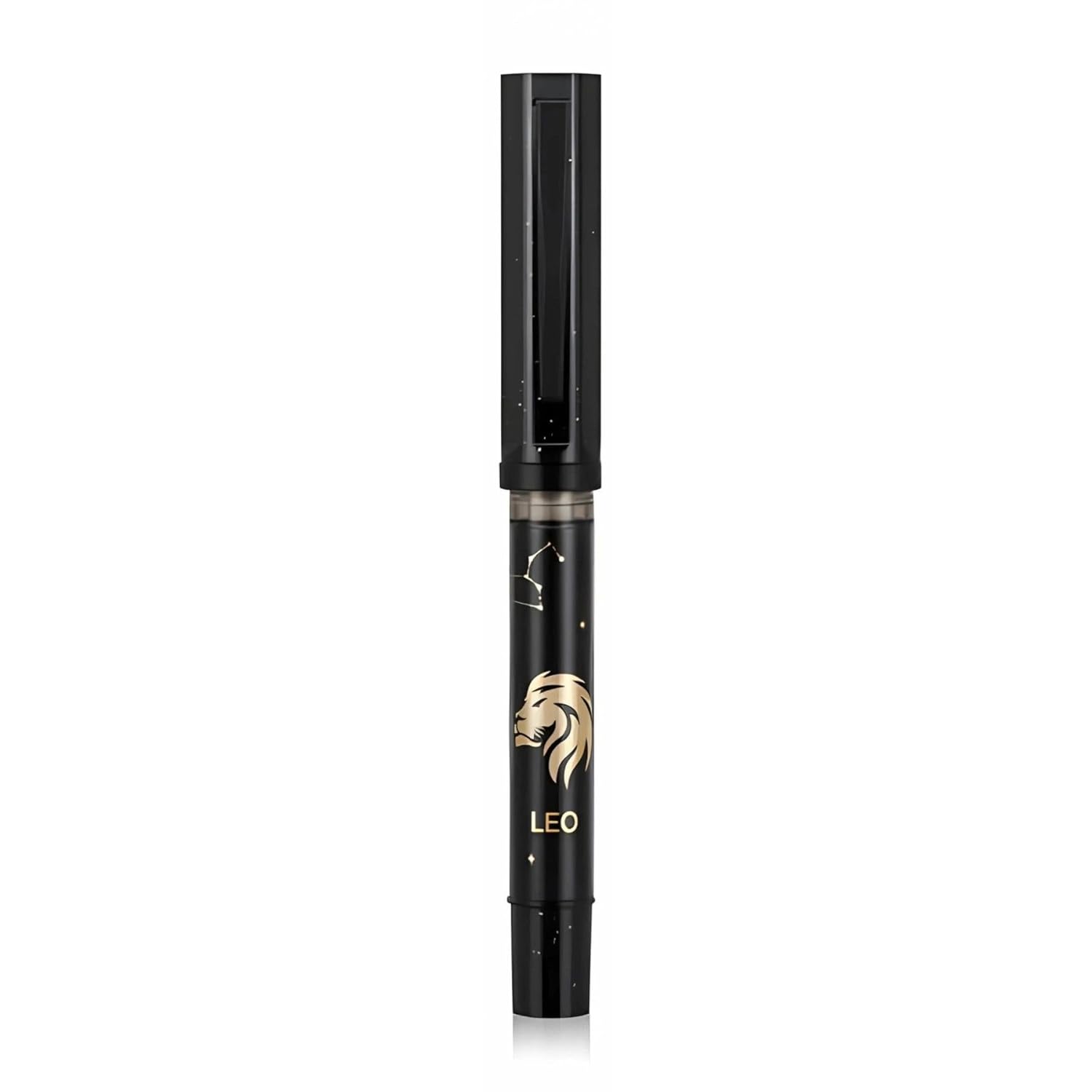 Jinhao 58A Zodiac Constellation Fountain Pen – Fine Nib (0.5mm), Black Resin Body with Ink Converter