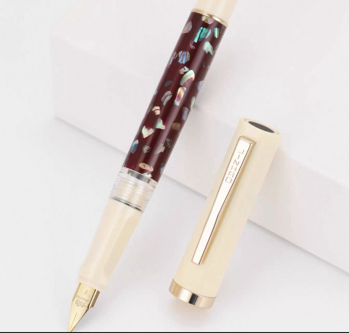 Jinhao 58 Shell Carving Fountain Pen – Fine Nib (Variants Color)