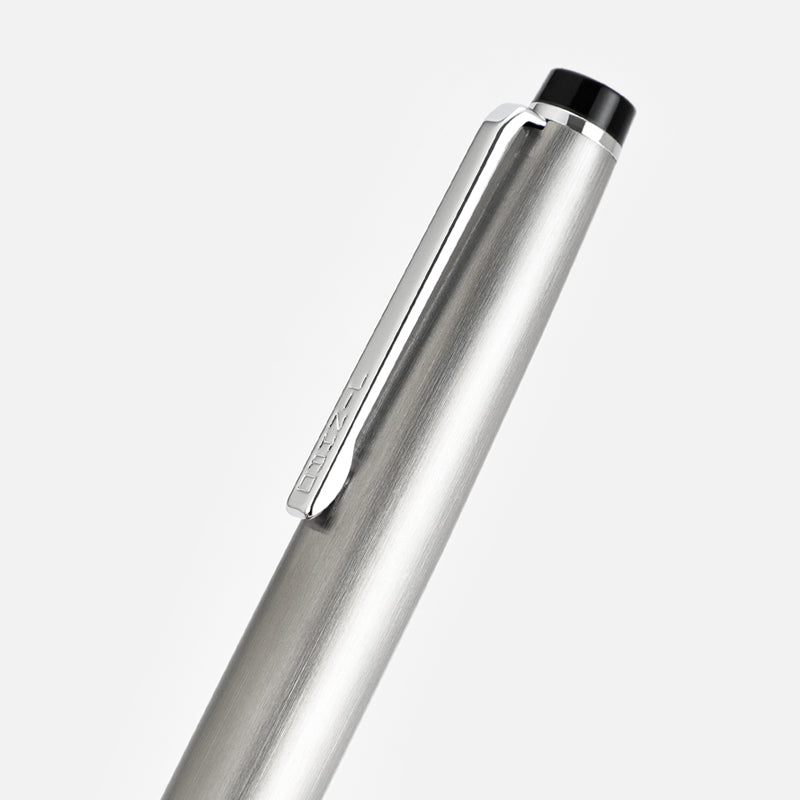 Jinhao 59 Mini Fountain Pen with Converter – Smooth Nib Pocket Fountain Pen, Compact Metal Cap, Smooth Writing Pen for Office, Travel & Gift, Black/Silver