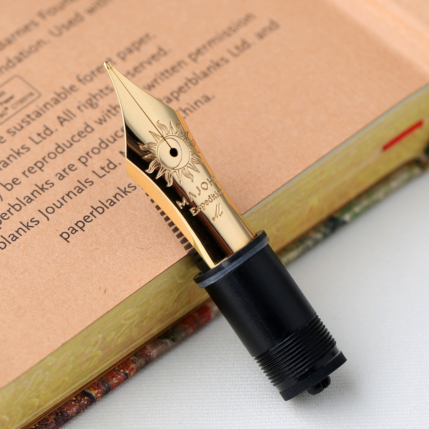 Moonman Sun Expedition Size 8 Fountain Pen Nib  – Gold-Plated Replacement Nib Unit for P139 & P140 Fountain Pens