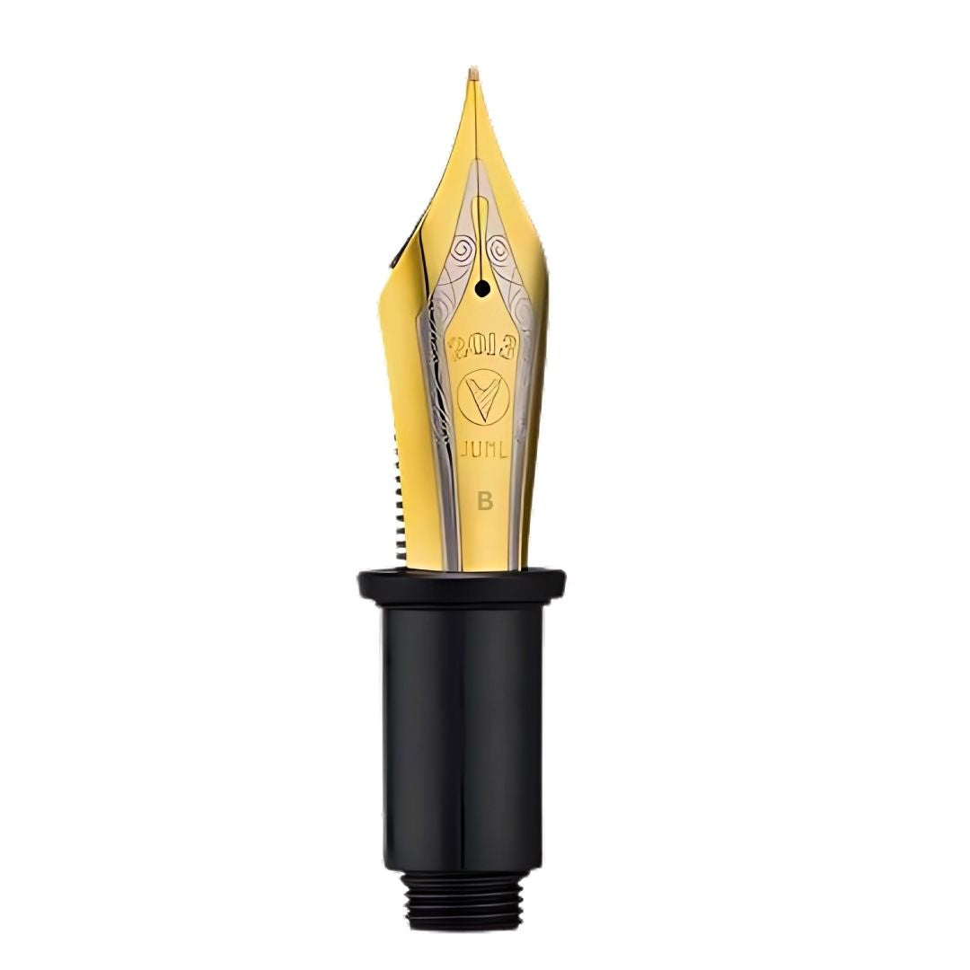 Wing Sung Junlai 930 Fountain Pen Replacement Nib Section – #9 Dual-Tone Iridium Nib, Fine/Medium/Broad Options