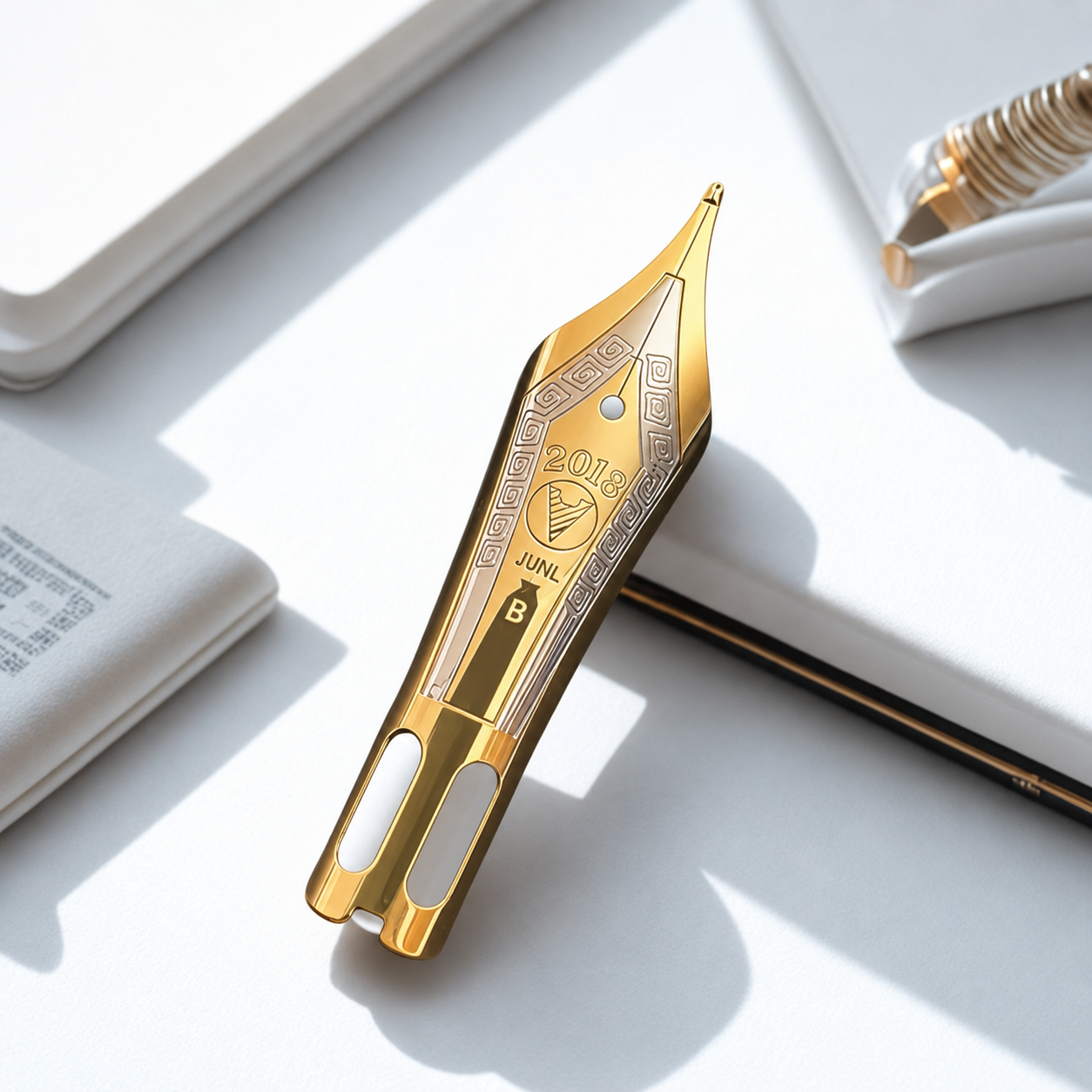 Wing Sung 630 Spare Fountain Pen Nib – Gold Plated Replacement Nib