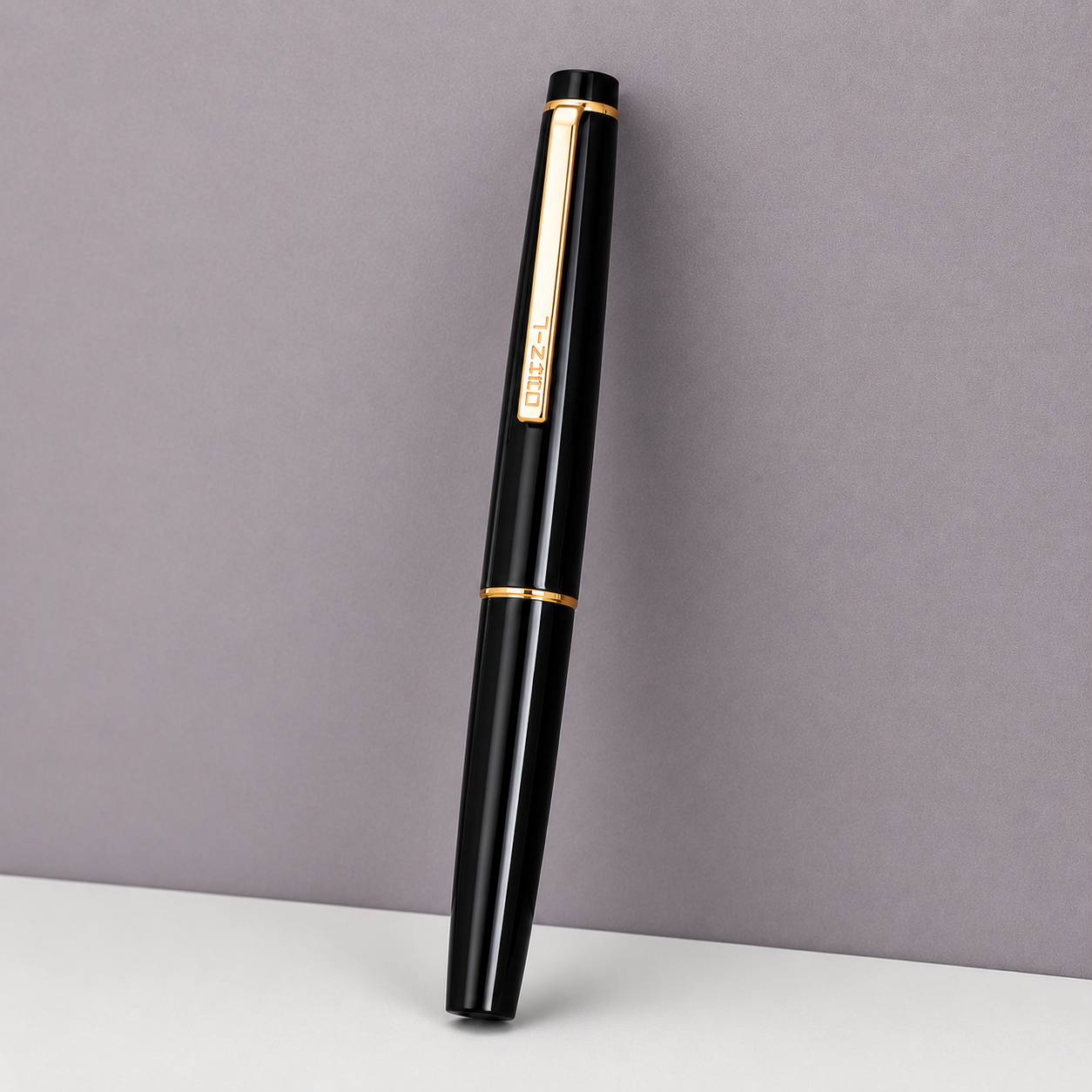 Jinhao 59 Mini Fountain Pen with Converter – Smooth Nib Pocket Fountain Pen, Compact Metal Cap, Smooth Writing Pen for Office, Travel & Gift, Black/Silver