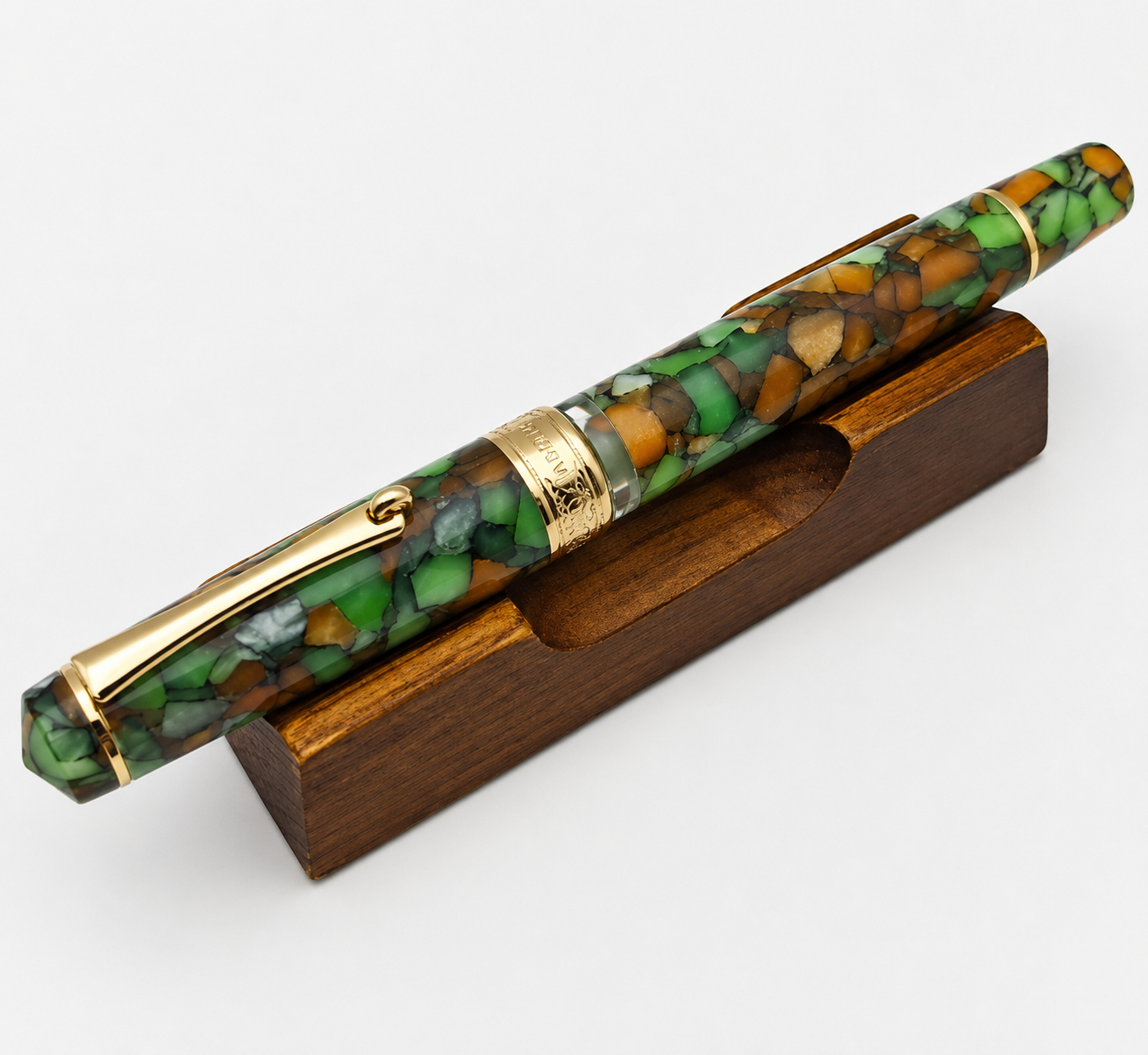 ADMOK 757 Piston Filler Resin Fountain Pen, Large Ink Capacity, Smooth Writing for Office & Gifts