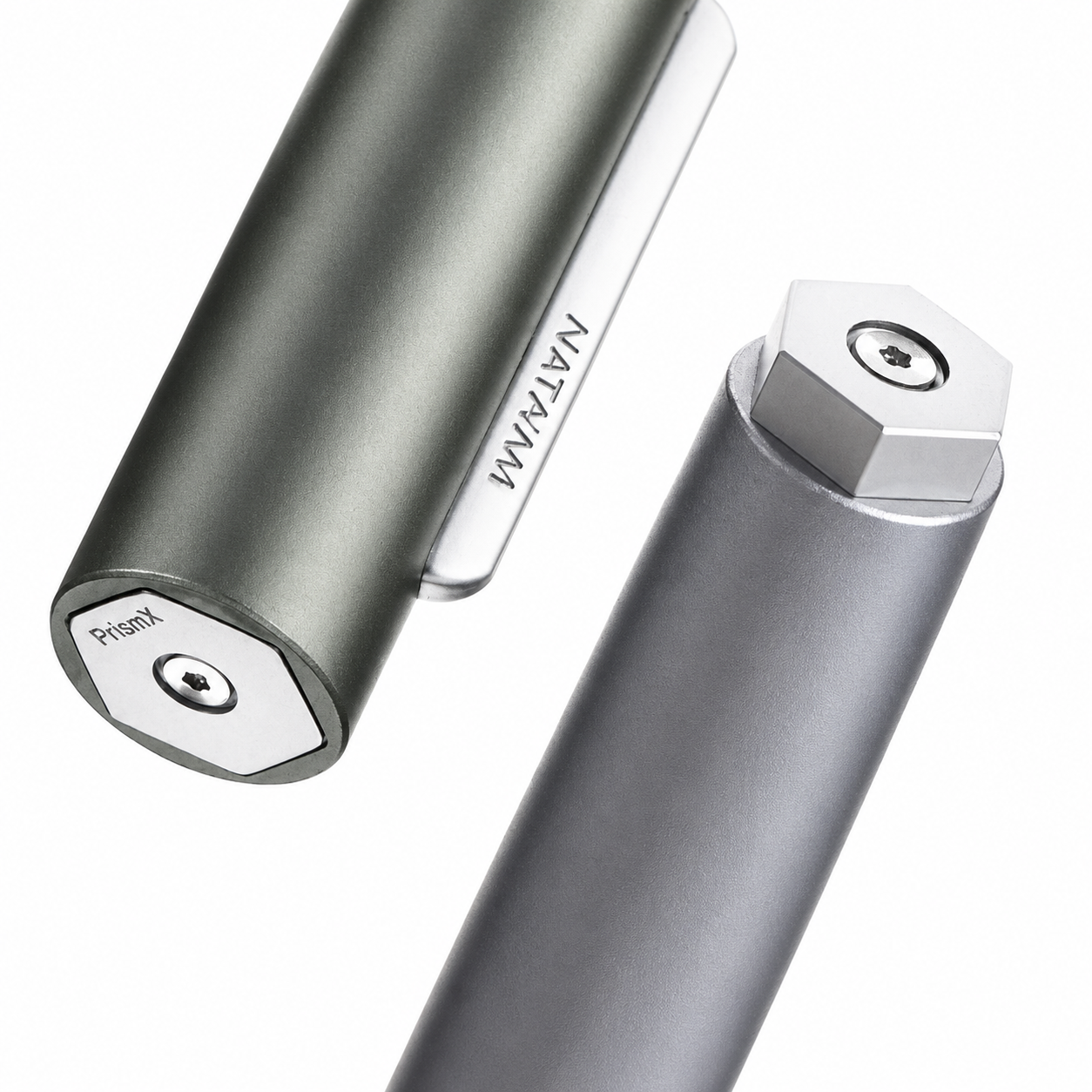 Natami Prism X Pocket Fountain Pen – Fine Nib, Aluminum Body, Rotary Filling System