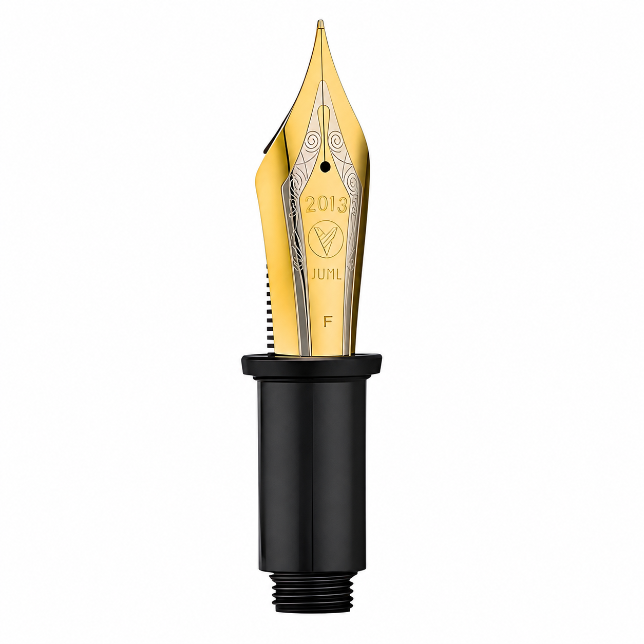 Wing Sung 630 Size 8 Replacement Nib Unit – Gold Tone Fountain Pen Spare Nib Assembly (EF,F,M,B Options)