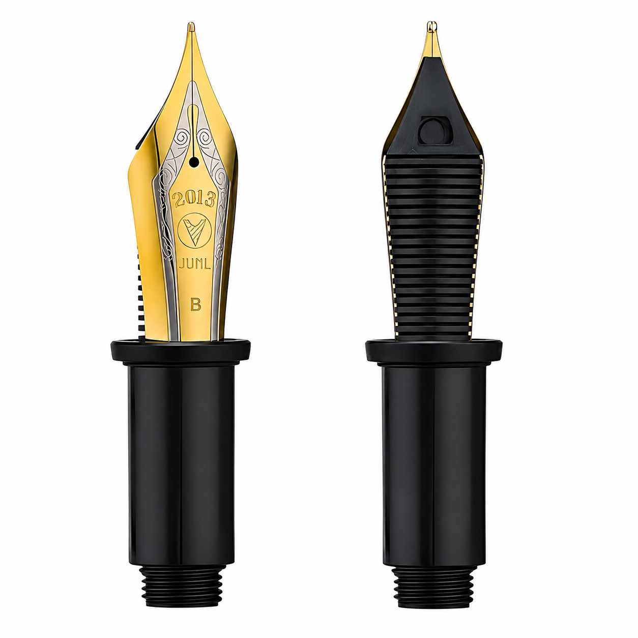 Wing Sung Junlai 930 Fountain Pen Replacement Nib Section – #9 Dual-Tone Iridium Nib, Fine/Medium/Broad Options