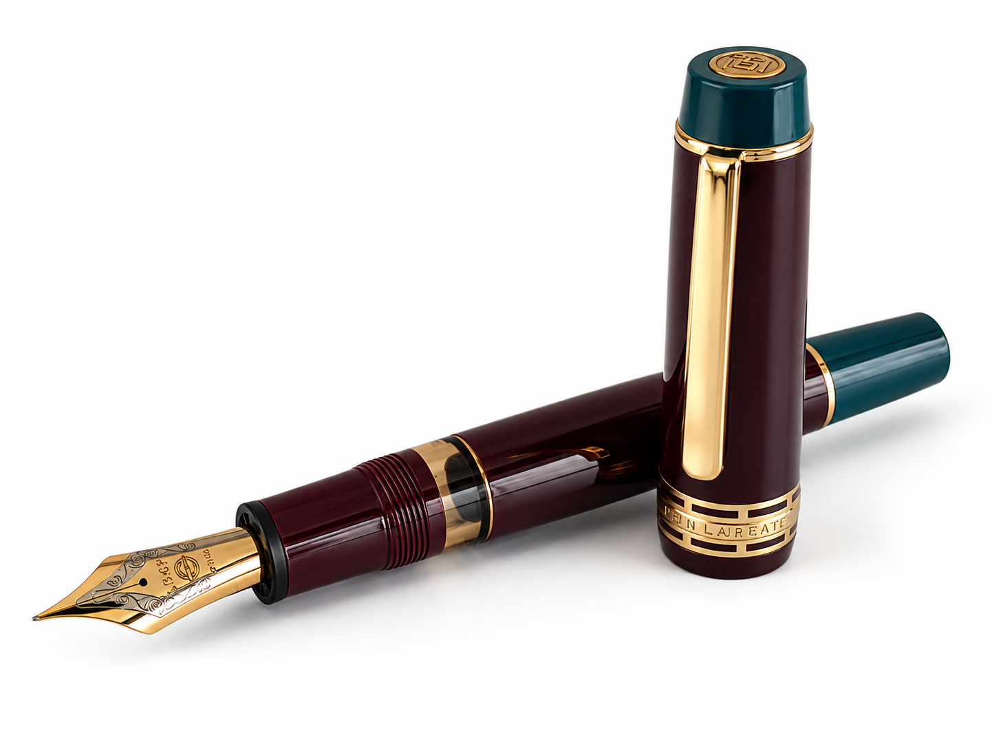 Wing Sung 630 Bespoke Limited Edition Fountain Pen – Size 8 Fine Nib, Ink Window, Piston Filling System, Premium Resin Body