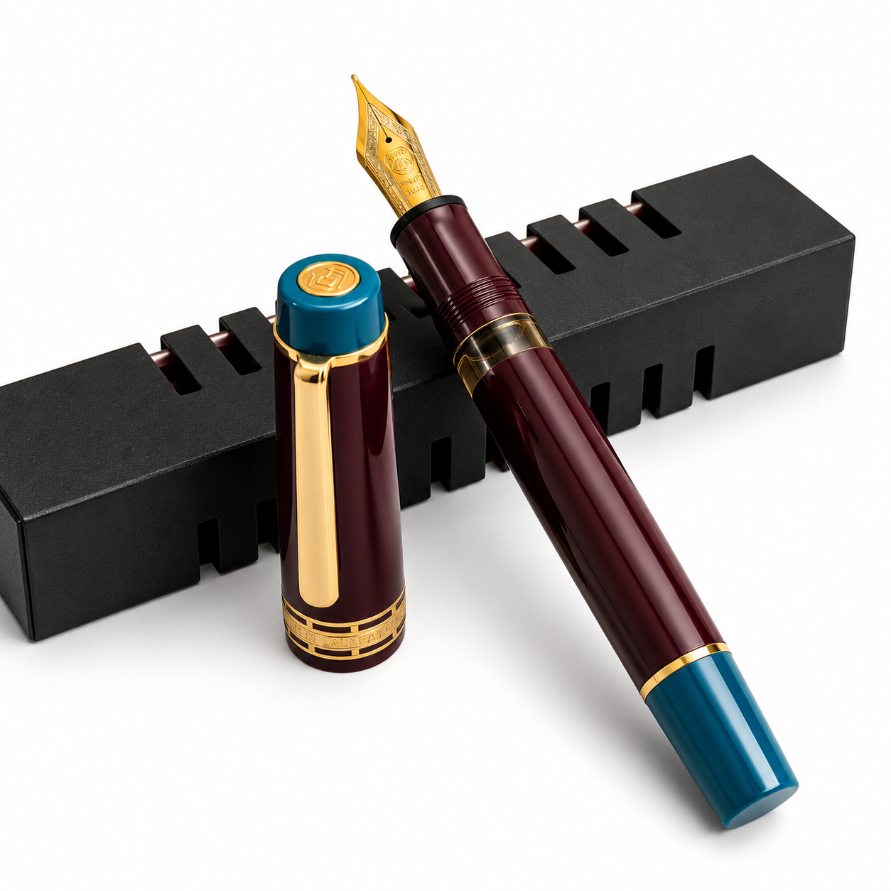 Wing Sung 630 Bespoke Limited Edition Fountain Pen – Size 8 Fine Nib, Ink Window, Piston Filling System, Premium Resin Body
