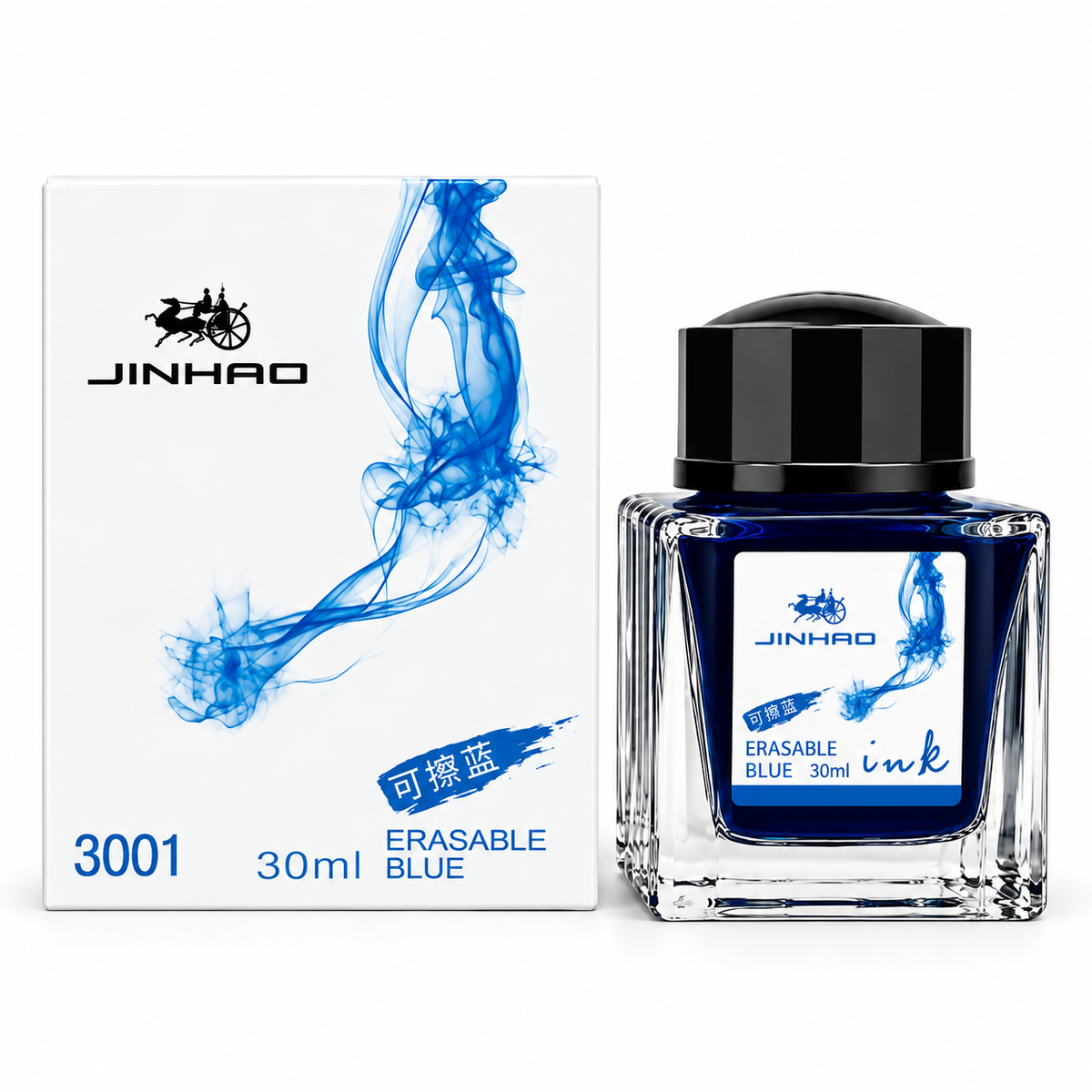 Jinhao 30ml Erasable Blue - Ink Bottle for Fountain Pens (Model 3001)