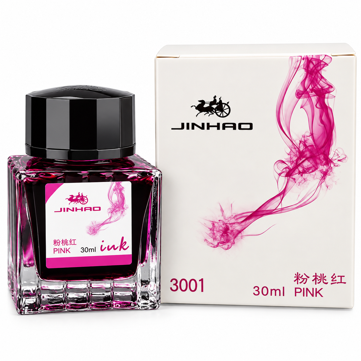 Jinhao 30ml Pink Ink Bottle for Fountain Pens – Model 3001