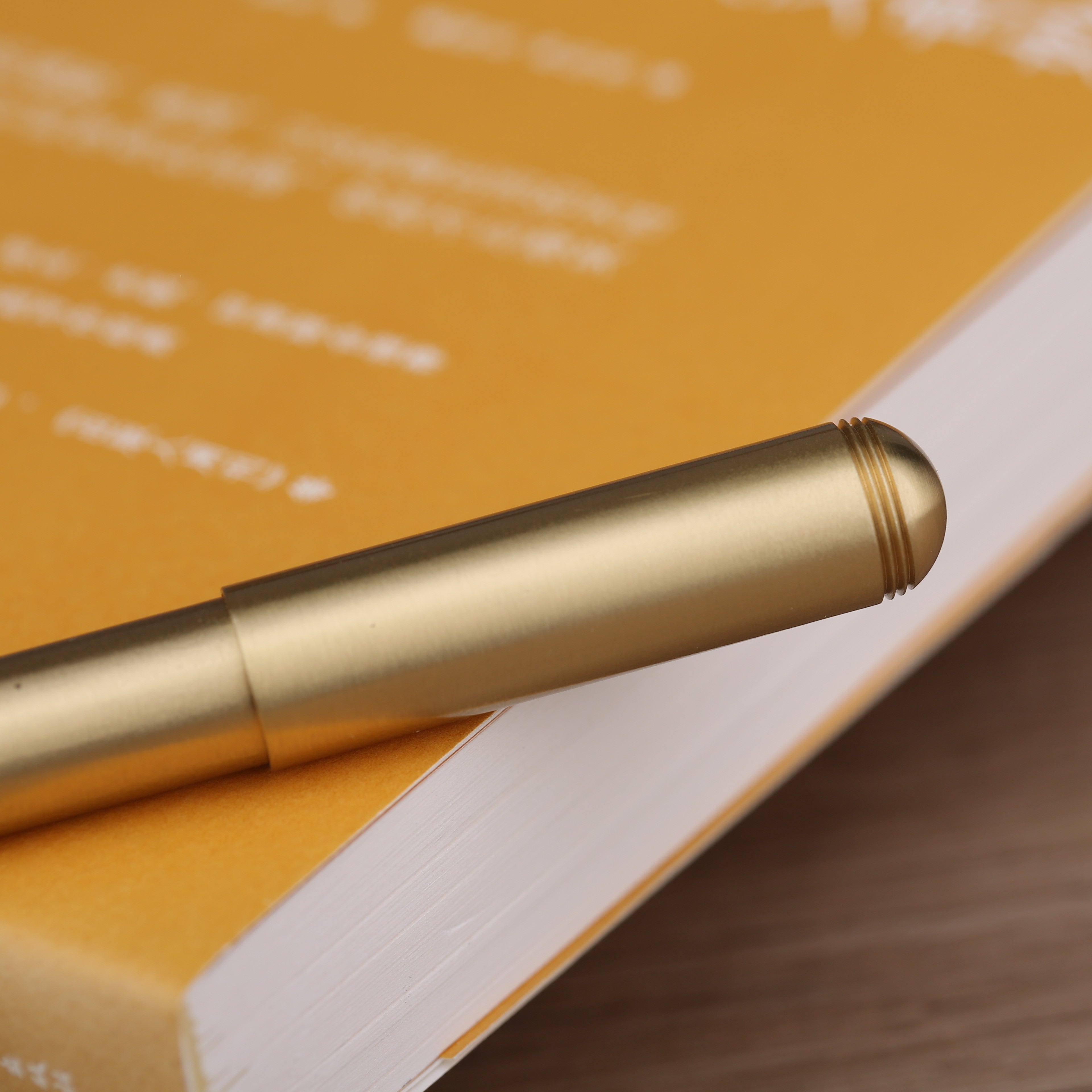 Delike Brass Fountain Pen  – Solid Brass Metal Body Luxury Writing Pen, Smooth Fine Point Signature Pen for Office, Journaling & Calligraphy