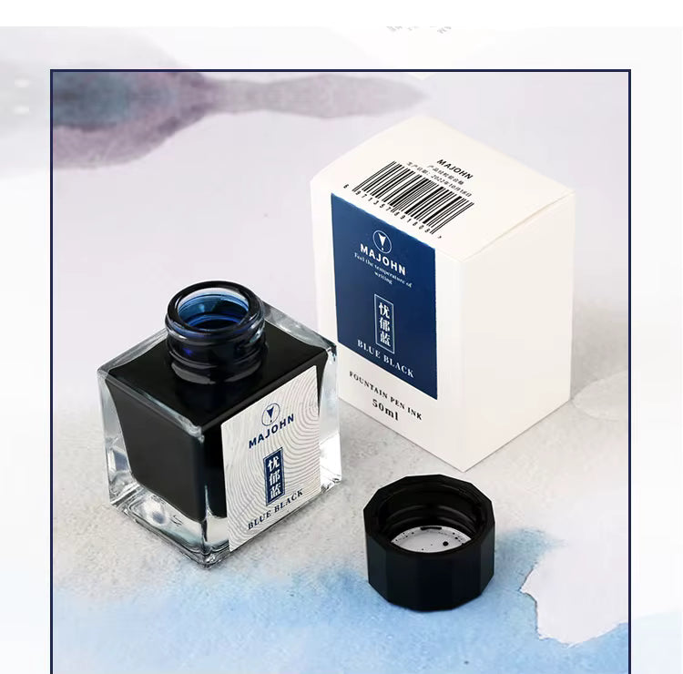 Moonman Waterproof Fountain Pen Ink 50ml – Smooth Non-Carbon Ink for Daily Writing