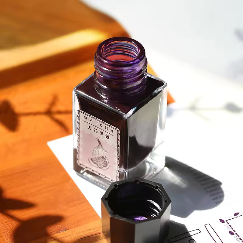 Moonman 18ml Glass Ink Bottle – Waterproof Non-Carbon, Non-Clogging Ink for Smooth Writing