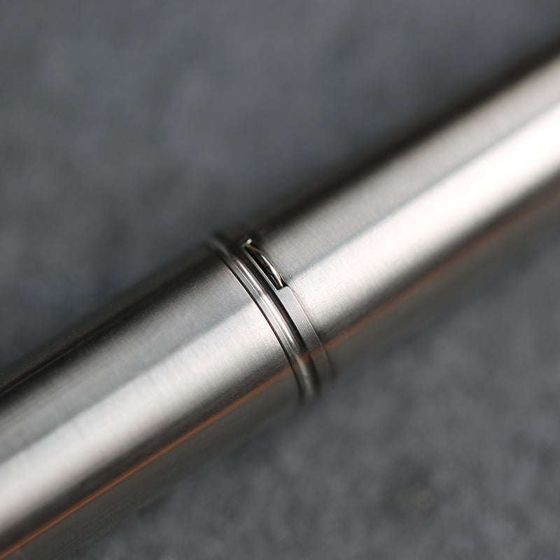 Moonman Ti200 Stainless Steel Fountain Pen - Fine Nib, Classic Smooth Writing Pen