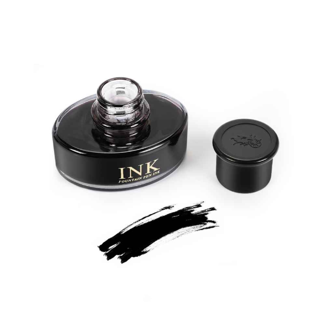 Jinhao 50ml Black Ink Bottle – Smooth & Permanent Ink for Fountain Pens, Dip Pens & Brush Pens
