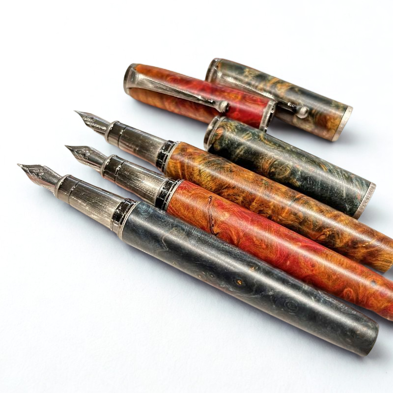 Jinxian Stable Wood & Copper Rod Metal Fountain Pen