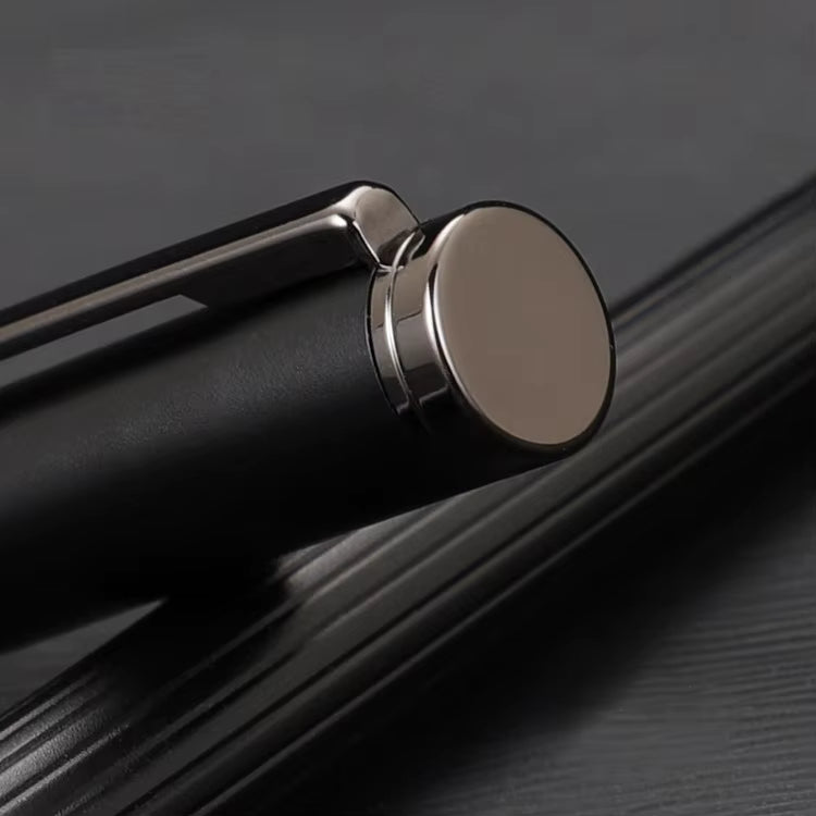 Jinhao 88 Metal Trims Fountain Pen with Converter, Fine Nib, Smooth Writing Pen for Students and Office (Blue & Black)