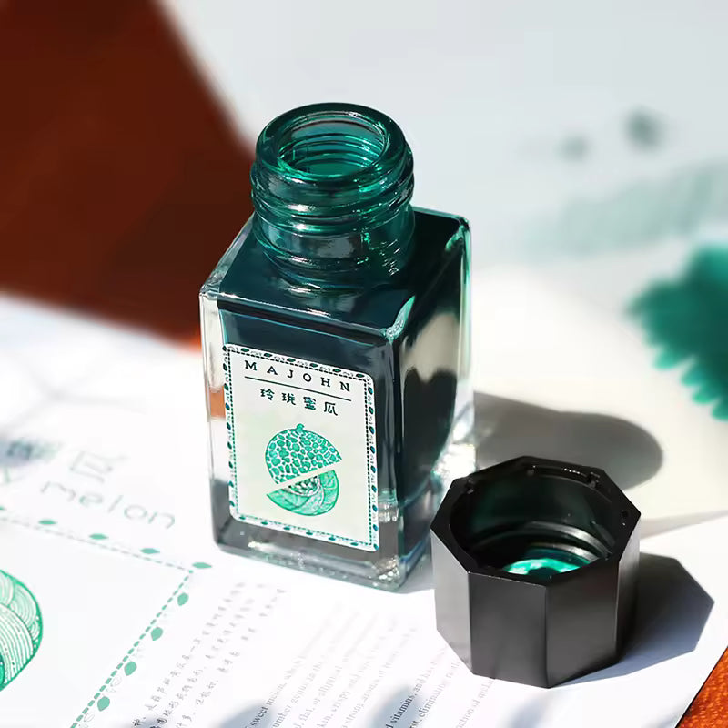 Moonman 18ml Glass Ink Bottle – Waterproof Non-Carbon, Non-Clogging Ink for Smooth Writing