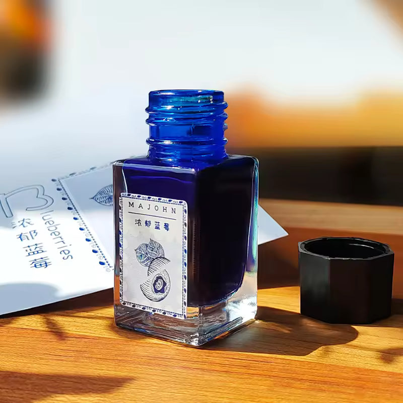 Moonman 18ml Glass Ink Bottle – Waterproof Non-Carbon, Non-Clogging Ink for Smooth Writing