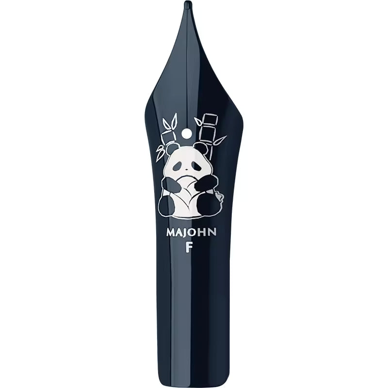 Moonman Size 8 Panda Nib – Fine (F), Panda Engraved Replacement Nib